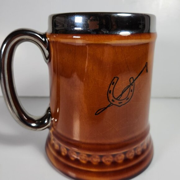 Lord Nelson Ware Beer Stein Mug Horse Elijah Cotton Stafford England Vintage 70s - Picture 4 of 7